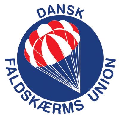 Dansk faldskærms union logo