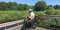 Handicapvenlig fiskeplatform