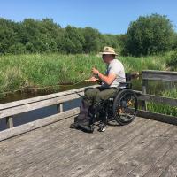 Handicapvenlig fiskeplatform