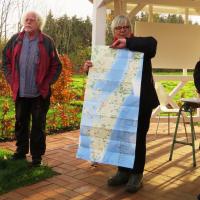 Langelands Sti-Venner præsenterer vandrekort over Langeland